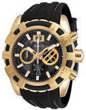Invicta Men's Bolt Stainless Steel Quartz Watch with Silicone Strap, Black, 26 (Model: 30303)