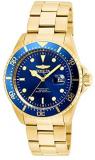 Invicta Men's Pro Diver Quartz Watch with Stainless Steel Strap, Gold, 22 (Model...
