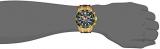 Invicta Mens Pro Diver Scuba Swiss Chronograph Black Dial 18k Gold Plated Watch 80074