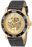 Invicta Men's 17262SYB &quot;Specialty&quot; Stainless Steel Mechanical Hand-Wind Watch With Grey Leather Band