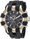 Invicta Men's Bolt Stainless Steel Quartz Watch with Silicone Strap, Black, 25 (Model: 23858)