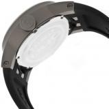 Invicta Men's 11647 DNA Bomber Silver Dial Black Silicone Watch