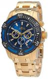 Invicta Men's Pro Diver Quartz Watch with Stainless Steel Strap, Gold, 26 (Model...