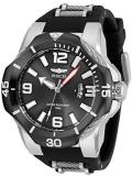 Invicta Men's Bolt Quartz Watch with Stainless Steel and Silicone Strap, Black, 30 (Model: 31170)