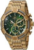 Invicta Men's Bolt Quartz Watch with Stainless-Steel Strap, Gold, 16 (Model: 25869)
