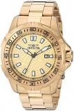 Invicta Men's Pro Diver Quartz Watch with Stainless Steel Strap, Gold, 24 (Model: 25786)