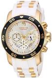 Invicta Men's Pro Diver Stainless Steel Quartz Watch with Silicone Strap, Two Tone, 1 (Model: 20292)