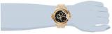 Invicta Men's Coalition Forces Quartz Watch with Stainless Steel Strap, Gold, 26 (Model: 30380)