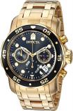 Invicta Men's Pro Diver Quartz Watch with Gold-Tone-Stainless-Steel Strap, 0.9 (...