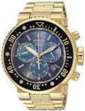 Invicta Men's JT Quartz Watch with Stainless Steel Strap, Gold, 29.8 (Model: 30214)