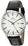 Invicta Men's 'Specialty' Quartz Stainless Steel and Leather Casual Watch, Color...