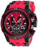 Invicta Men's Marvel Stainless Steel Quartz Watch with Silicone Strap, Red, 35 (Model: 27152)