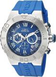 Invicta Men's Pro Diver Stainless Steel Quartz Watch with Polyurethane Strap, Blue, 30 (Model: 24775)