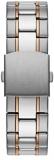 GUESS Men's Analog Quartz Watch with Stainless Steel Strap, Silver, 22 (Model: GW0056G5)