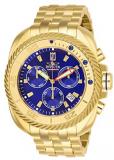 Invicta Men's JT Quartz Watch with Stainless Steel Strap, Gold, 24 (Model: 26421)