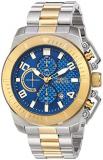 Invicta Men's Pro Diver Japanese-Quartz Watch with Stainless-Steel Strap, Two Tone, 10 (Model: 23407)