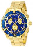 Invicta Men's Pro Diver Quartz Watch with Stainless Steel Strap, Gold, 22 (Model: 29975)