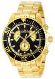 Invicta Men's Pro Diver Quartz Watch with Stainless Steel Strap, Gold, 22 (Model: 29974)