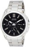 Guess Vertex Mens Analog Japanese Quartz Watch with Stainless Steel Bracelet W1176G2