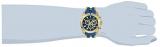 Invicta Men's Bolt Quartz Watch with Stainless Steel and Silicone Strap, Blue, 50 (Model: 31317)