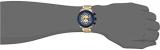 Invicta Men's Aviator Quartz Stainless-Steel Strap, Gold, 22.9 Casual Watch (Model: 28148)
