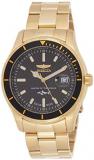 Invicta Men's Pro Diver Quartz Watch with Stainless-Steel Strap, Gold, 9 (Model: 25810)