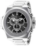 Invicta Men's Akula Quartz Watch with Stainless Steel Strap, Silver, 32 (Model: 31673)