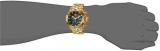 Invicta Men's Venom Quartz Watch with Stainless Steel Strap, Gold, 26 (Model: 29644)
