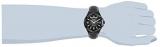 Invicta Men's Objet D Art Stainless Steel Quartz Watch with Leather Strap, Black, 24 (Model: 30188)
