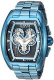 Invicta Men's Reserve Quartz Watch with Stainless-Steel Strap, Blue, 24 (Model: 27056)