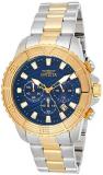 Invicta Men's Pro Diver Quartz Watch with Stainless-Steel Strap, Two Tone, 22 (M...