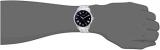 GUESS  Stainless Steel Bracelet Watch with Black Genuine Diamond Dial + Roman Numerals. Color: Silver-Tone (Model U1194G1)
