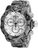 Invicta Men's Venom Quartz Watch with Stainless Steel Strap, Grey, 26 (Model: 26635)