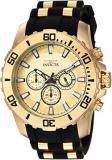 Invicta Men's Pro Diver Stainless Steel Analog-Quartz Watch with Silicone Strap, Two Tone, 26 (Model: 22558)