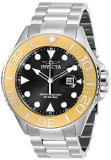 Invicta Men's Pro Diver Quartz Diving Watch with Stainless-Steel Strap, Silver, ...