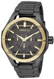 Invicta Men's Bolt Gunmetal Stainless Steel Charcoal Dial Quartz Watch, Model: 31978