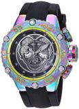 Invicta Men's Subaqua Stainless Steel Quartz Watch with Silicone Strap, Black, 2...