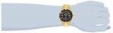 Invicta Men's 14356 Pro Diver Black Carbon Fiber Dial 18k Gold Ion-Plated Stainless Steel Watch