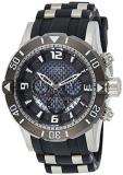 Invicta Men's Pro Diver Stainless Steel Quartz Diving Watch with Polyurethane Strap, Two Tone, 25.7 (Model: 23698)
