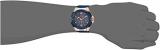 GUESS  Oversized Iconic Rose-Gold-Tone Blue Stain Resistant Silicone  Watch with Day, Date + 24 Hour Military/Int'l Time. Color: Iconic Blue (Model: U1254G3)