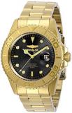 Invicta Men's Pro Diver Quartz Watch with Stainless Steel Strap, Gold, 22 (Model: 29946)