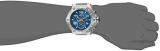 Invicta Men's Speedway Swiss-Quartz Watch with Stainless-Steel Strap, Silver, 30 (Model: 19527)
