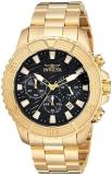 Invicta Men's Pro Diver Quartz Watch with Stainless-Steel Strap, Gold, 22 (Model: 24000)