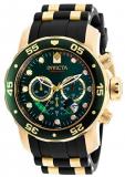 Invicta Men's 6984 Pro Diver Collection Chronograph Green Dial Black Polyurethan...