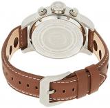 Invicta Men's 16010 S1 "Rally" Stainless Steel Watch with Brown Leather Band
