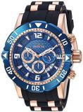 Invicta Men's Pro Diver Stainless Steel Quartz Diving Watch with Polyurethane Strap, Two Tone, 24 (Model: 23713)