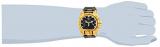 Invicta Men's Reserve Stainless Steel Quartz Watch with Silicone Strap, Black, 34 (Model: 25607)
