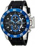 Invicta Men's 19252 I-Force Stainless Steel Watch With Black Synthetic Band