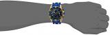 Invicta Men's Pro Diver Stainless Steel Quartz Watch with Polyurethane Strap, Blue, 26