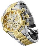 Invicta Men's Bolt Quartz Watch with Two-Tone-Stainless-Steel Strap, 16 (Model: 25864)